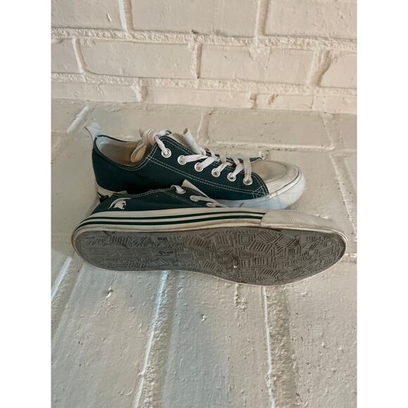 Snicks Michigan State University Spartan Green/White Sneakers US Womens Size 8 - Picture 4 of 4